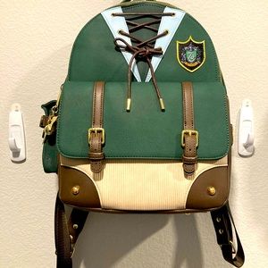 Loungefly Slytherin Quidditch backpack NWOT